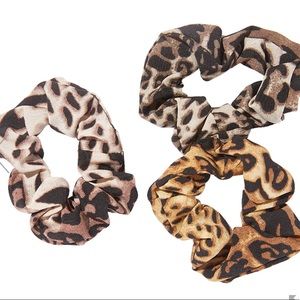 NWT Jewelry Ombre Leopard Scrunchies (3 pack)